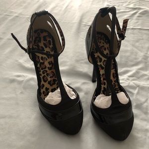 Bettie Page t-strap heels